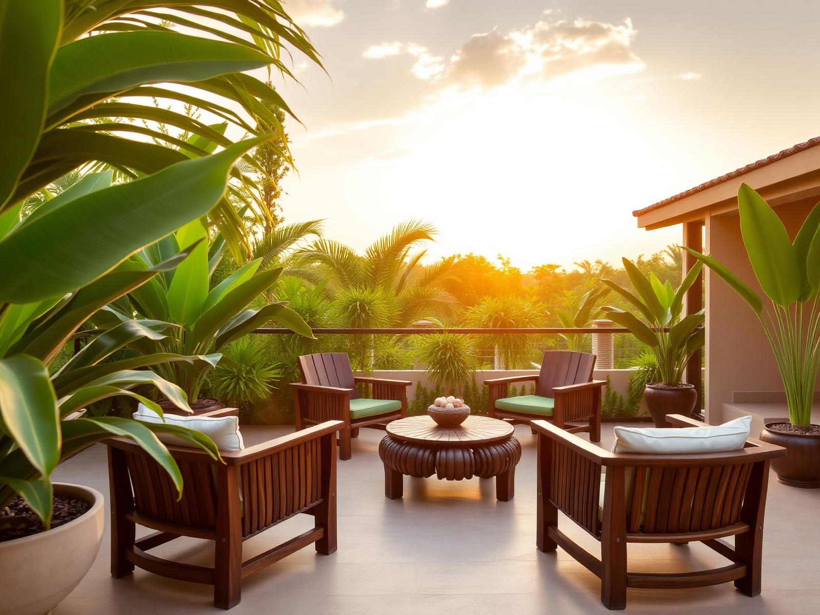 Mobilier d'accueil & terrasses